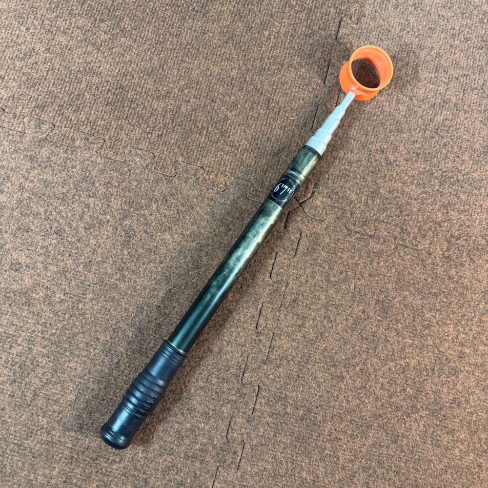 Telescopic Golf Ball Retriever 6'7" Extendable Metal Shaft Orange Cup Camo Green